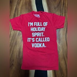 Hot Topic Red Holiday Spirit Tee